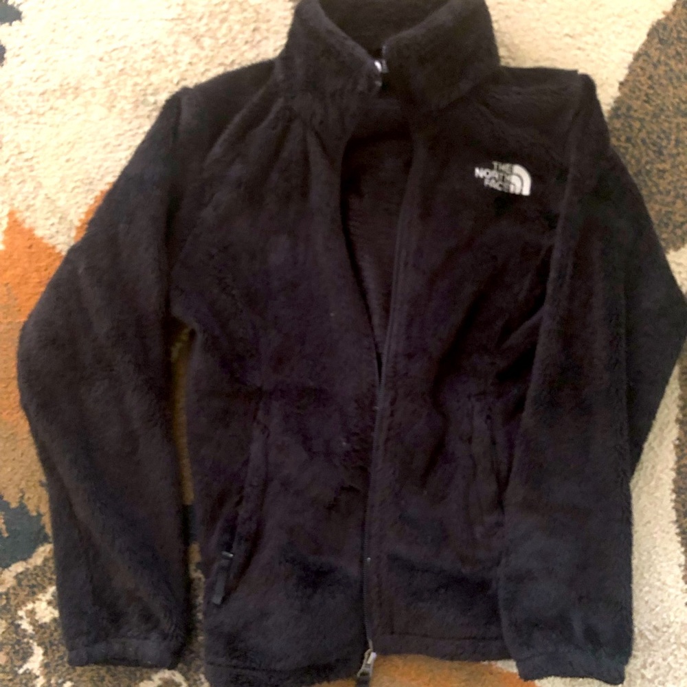 Kids North Face Osolito full zip jacket, black size 7/8 (small)